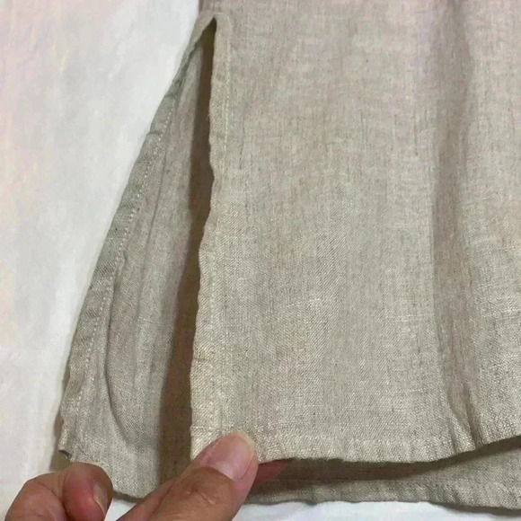 Chico’s Design Vintage 100% Linen Tunic Top in Size 2. (Large/12) - Picture 5 of 13